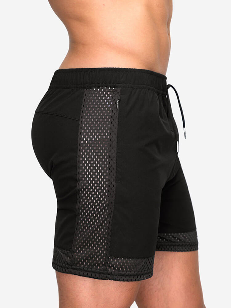 Men's Stretch Mesh Quick-Drying Sports Shorts