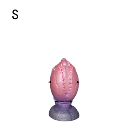 Dragon Hatch Silicone Egg Plug - Huge Anal Toy - Silicone Butt Plug - Anal Trainer