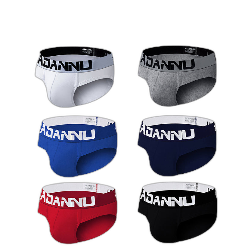 2 Pack Cotton 3D Large Pouch Men's Underwear