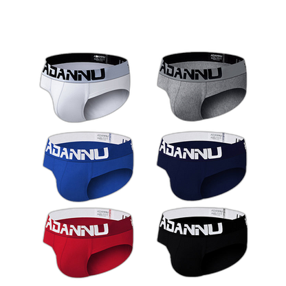 2 Pack Cotton 3D Large Pouch Men's Underwear