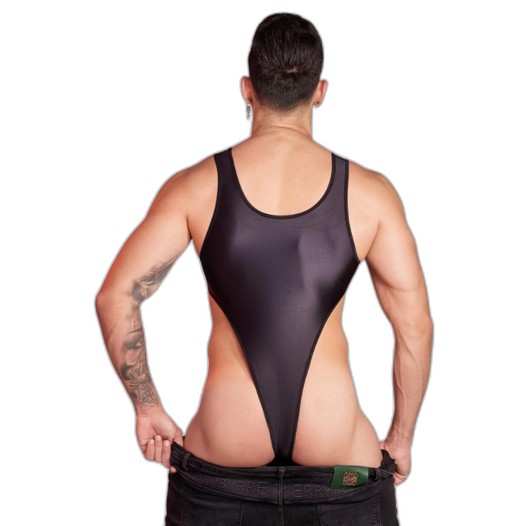 Ultra-Sexy High Cut Backless Bodysuit