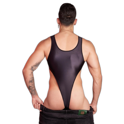 Ultra-Sexy High Cut Backless Bodysuit