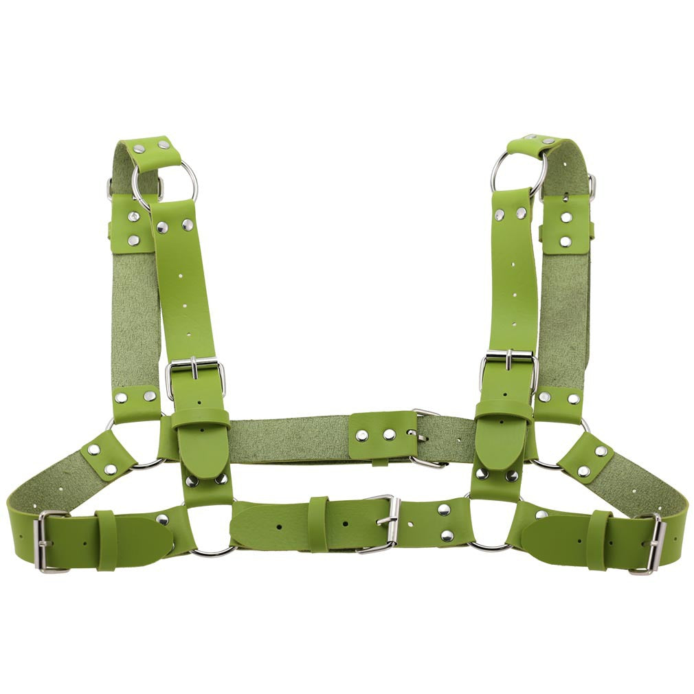 Unisex Adjustable Punk Leather Harness