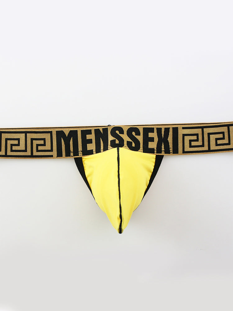 4 Pack Men's Single Pouch Ice Silk Sexy Thong