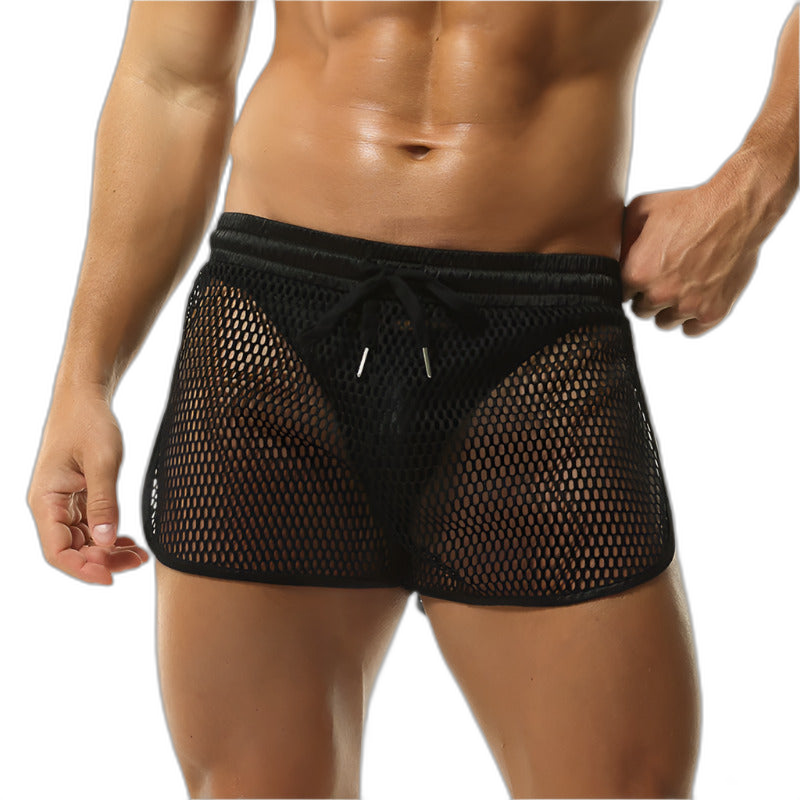 Mesh Split Shorts