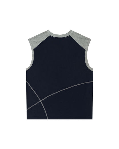 Deconstructed Stitched Ice-Feel Quick-Dry Summer Tank Top