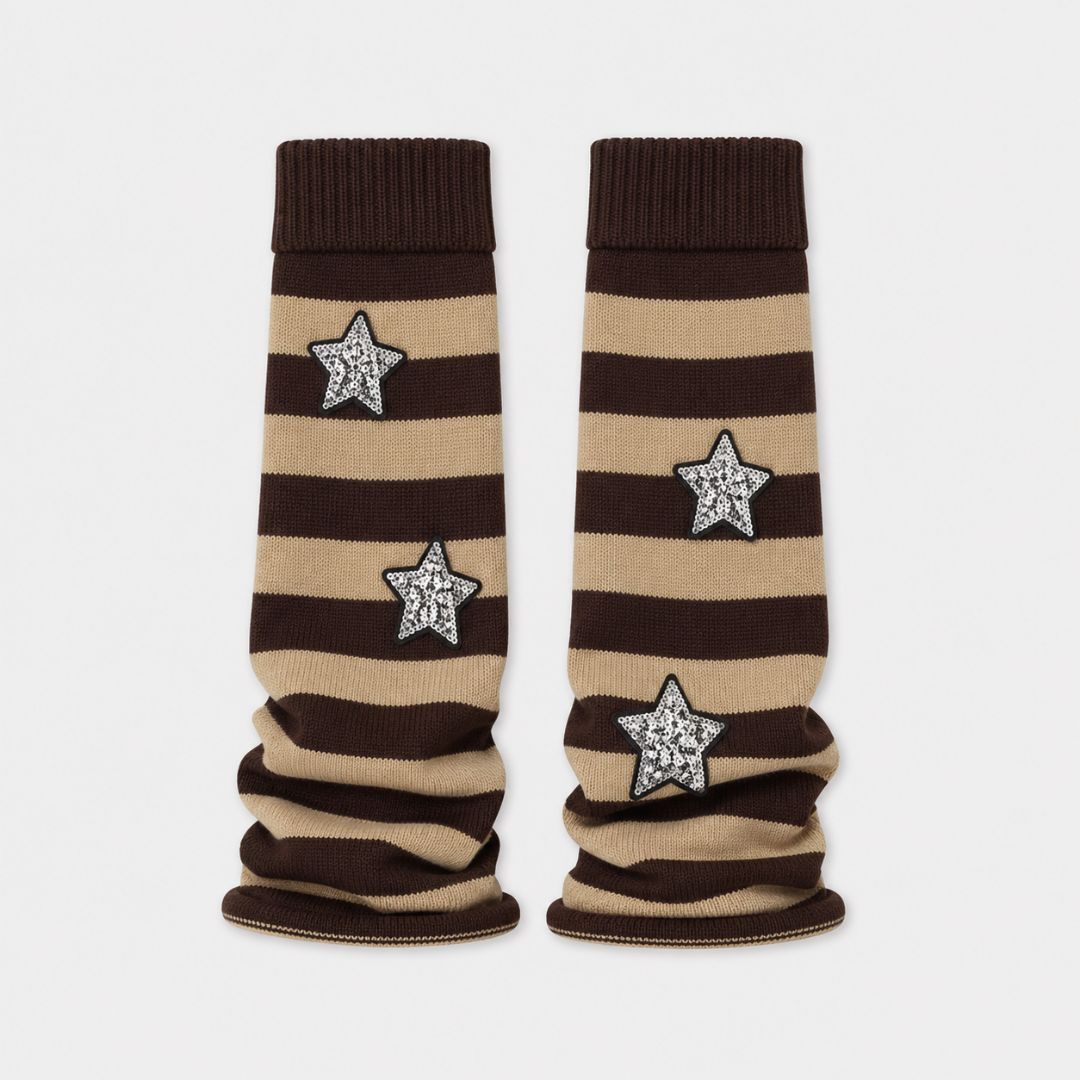 Starlight Stripe Leg Warmers