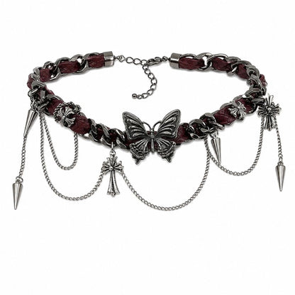 Butterfly Veil Choker