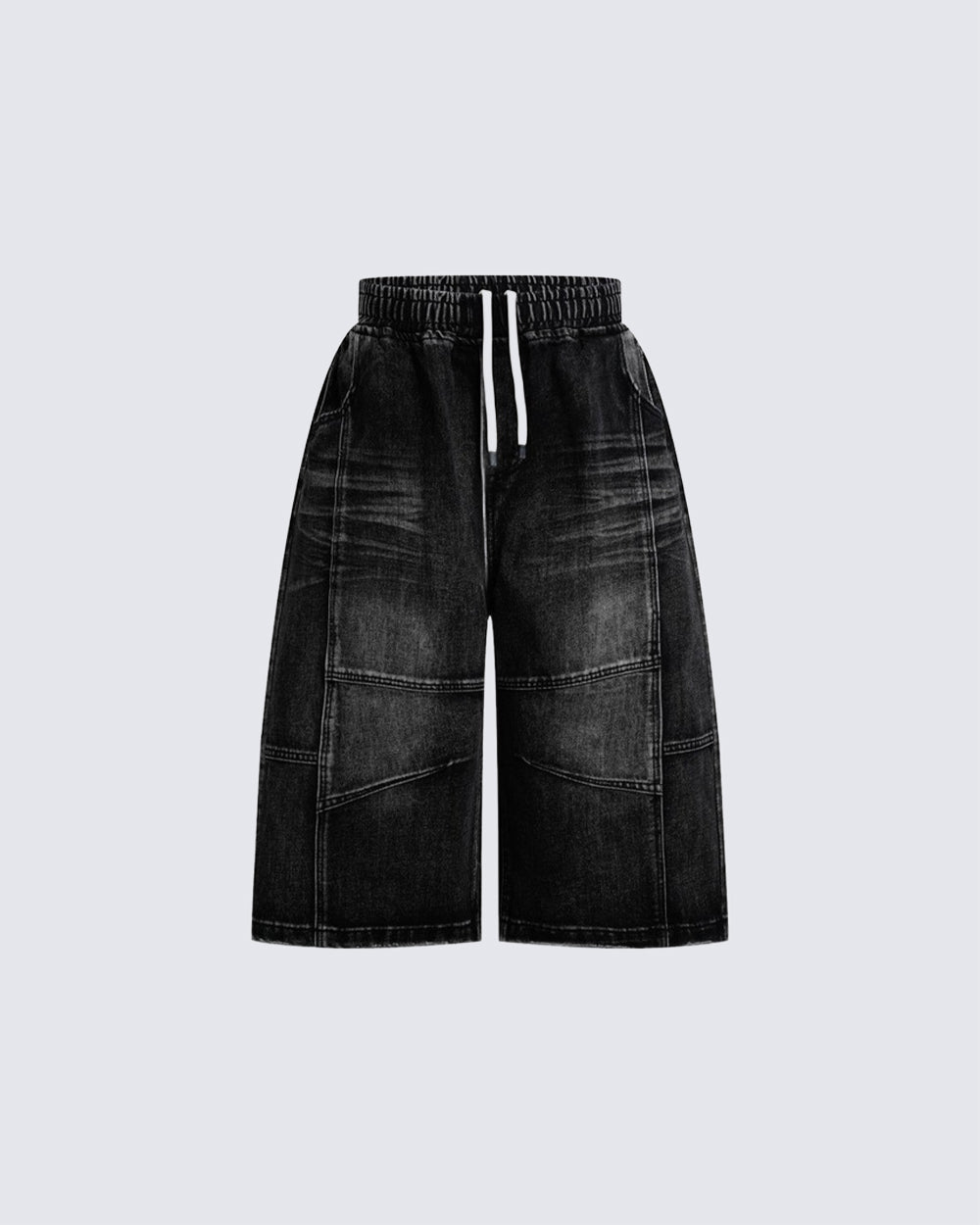 KIIKIO High Street Cloud Deconstructed Cropped Jeans