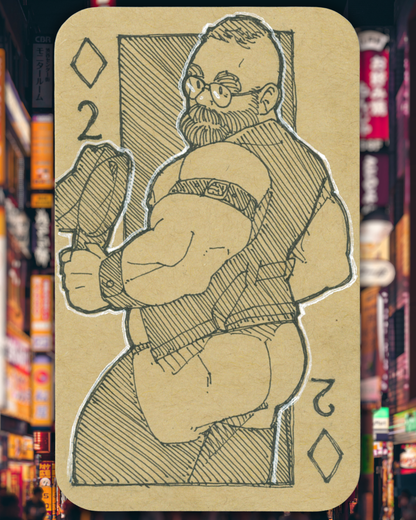 'Leather Daddy' - ( Card print )  DEN X NAXX