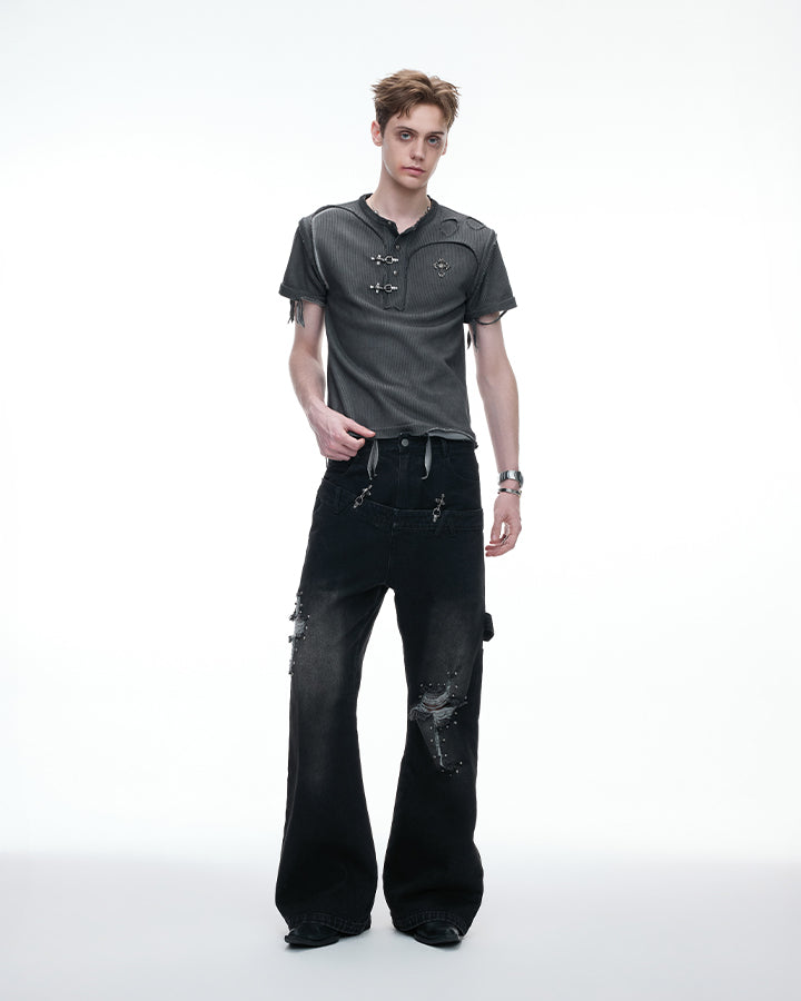 KIIKIO Gothic Distressed Tee