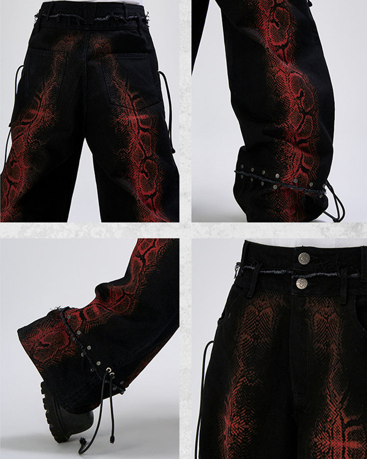 KIIKIO Dark Washed Jeans