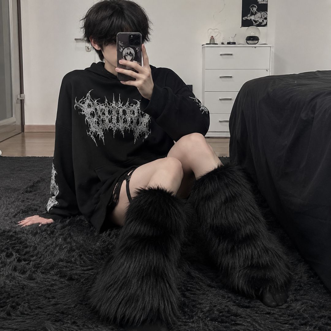 Fluffy Fantasy Leg Warmers
