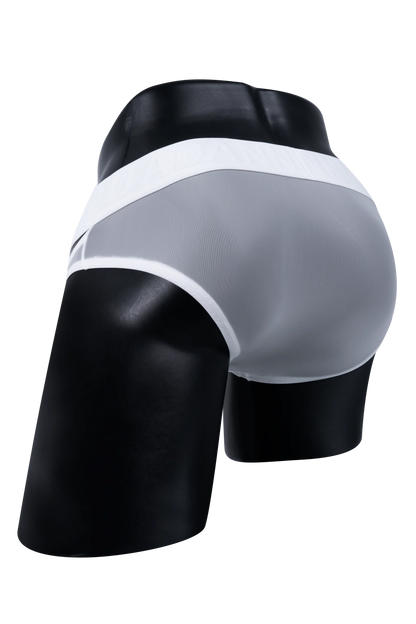 Men’s Sexy Sheer Thong with Ring & Strap Design