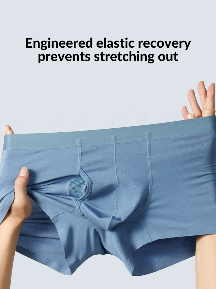 3 Pack Separation Design Support Pouch Boxer Briefs