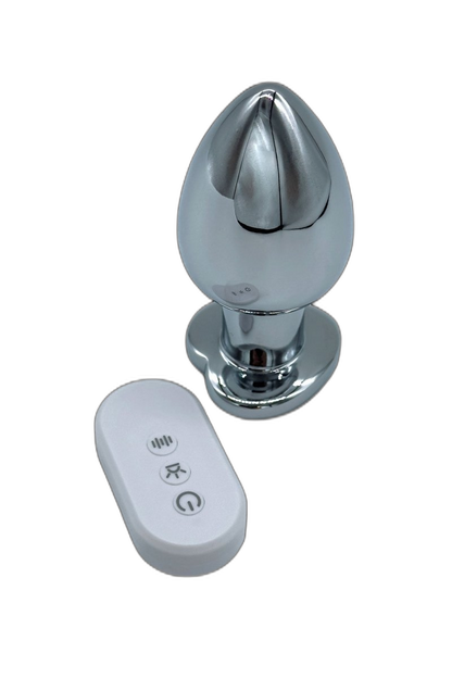 Heart Metal Light Up Anal Plug
