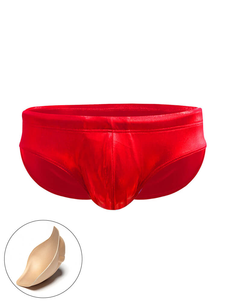 Men's Sexy Sequin Skinny Triangle Swim Briefs