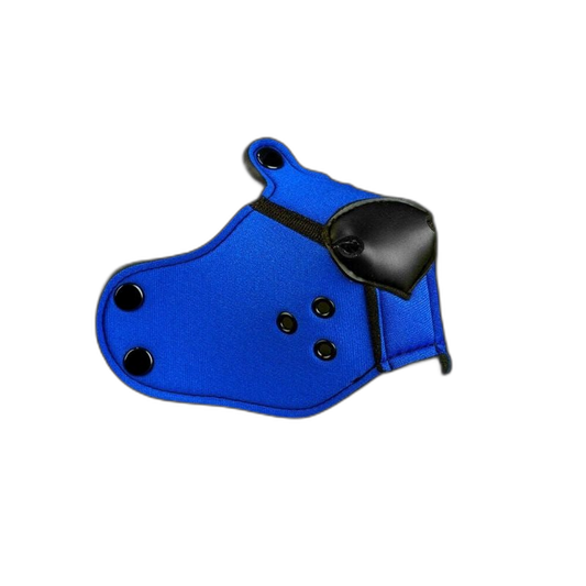 Mr S Leather NEOPRENE Puppy K9 Muzzle | Royal Blue