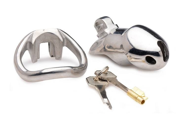 Rikers 24-7 Stainless Steel Locking Chastity Cage