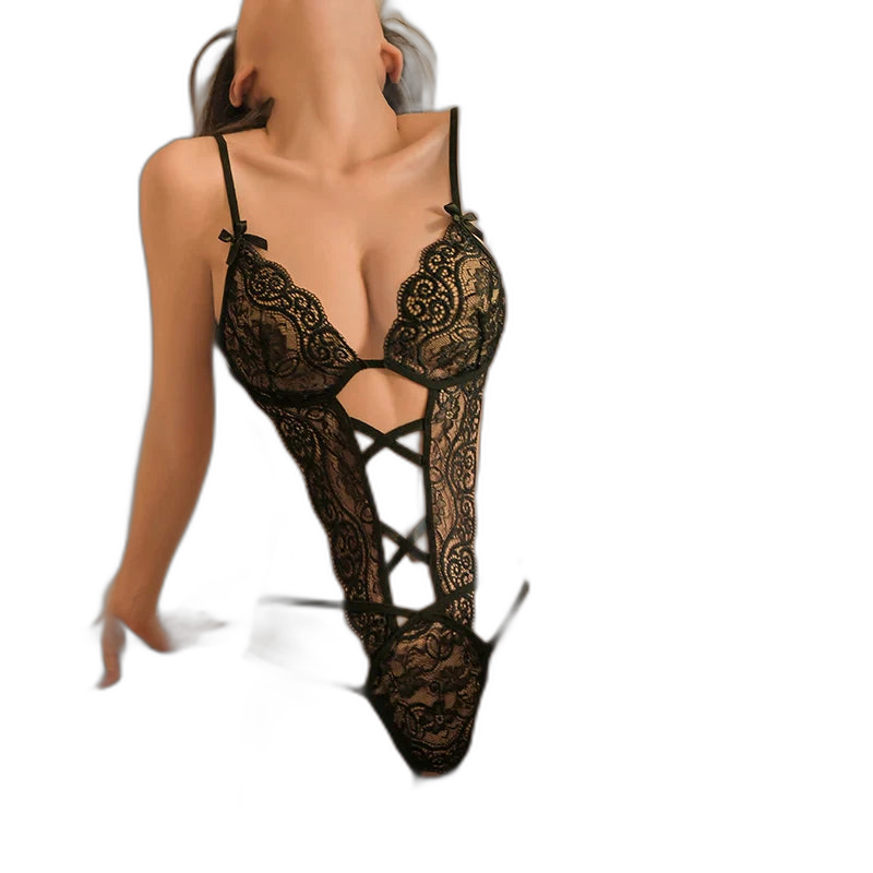 Women's Embroidered Lingerie Outfit