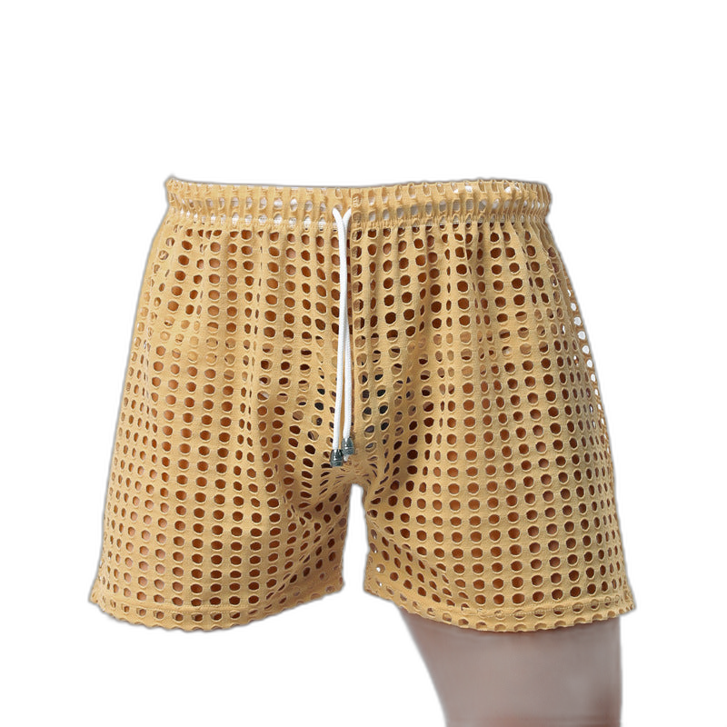 Loose Fishnet Mesh Shorts