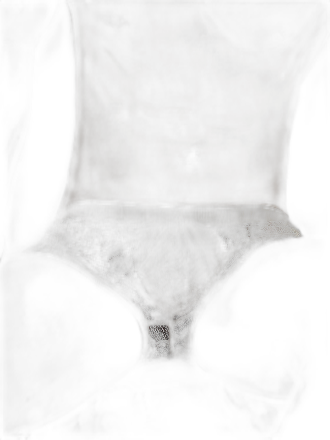 Men's Sexy Lace Semi-Sheer Trunks