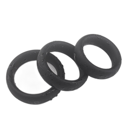 ruff GEAR Pure Silicone Donut Cock Ring Set