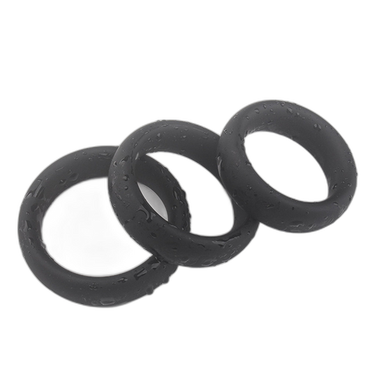 ruff GEAR Pure Silicone Donut Cock Ring Set
