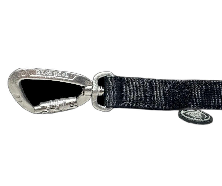 Tactical Carabiner Clip Lead Black