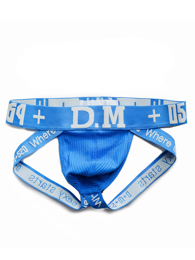 D.M Men's Low-Rise Cotton Comfortable Sexy Jockstrap