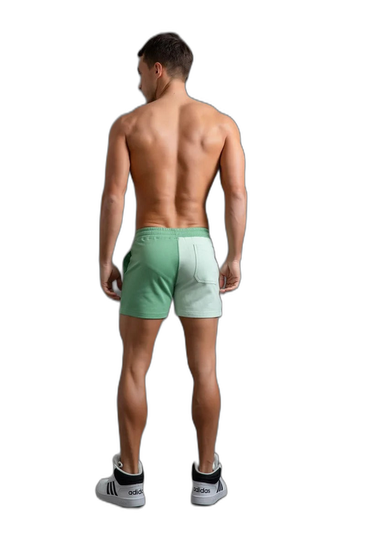 Duo-Tone Comfort Sweatpant Shorts