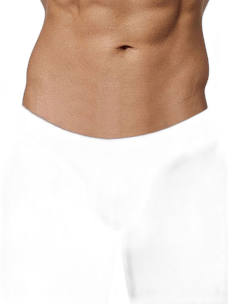 2 Pack Men's Low-Rise High-Cut Ribbed Cotton Bikini