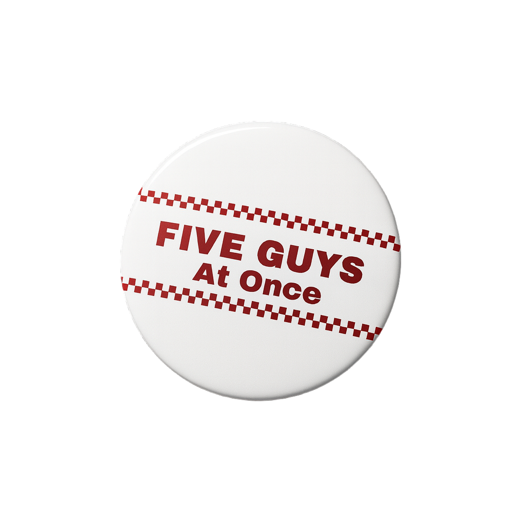 Five guys at once  | Badge | 32mm image 0
