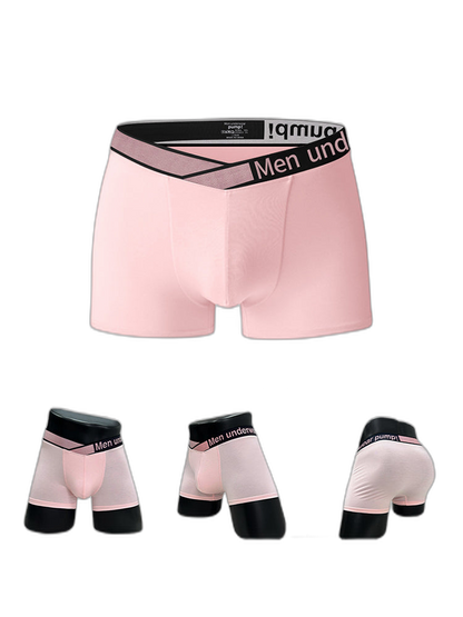 2 Pack Men's Modal Breathable U-Pouch Trunks