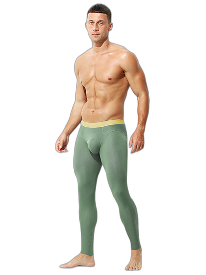 Men's Thin Slim-Fit 2-in-1 Thermal Bottoms & Long Johns