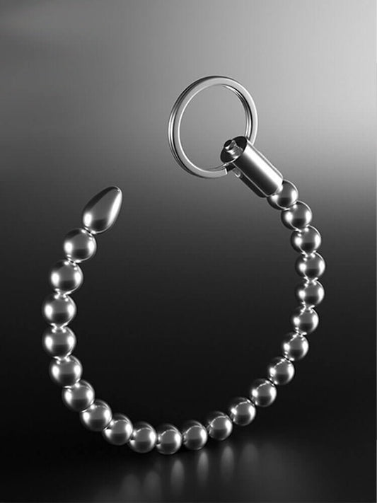 Stainless Steel Beaded Urethral Masturbation Toy
