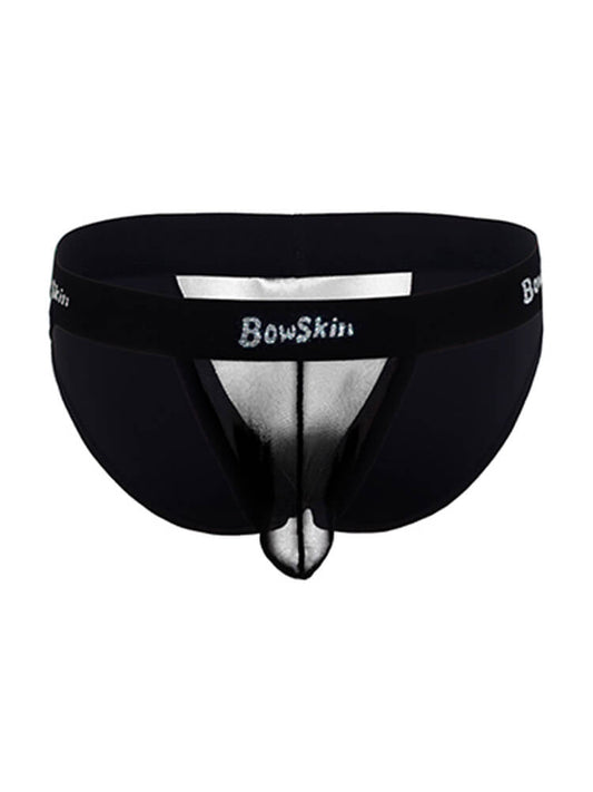 Men's Sexy Sheer Soft Cool Ice Silk Briefs
