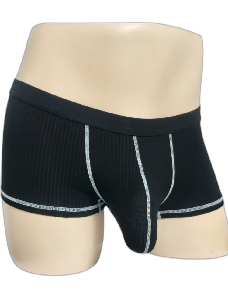 3 Pack Men's Ultra-Thin Cooling Large Supportive Pouch Breathable Low-Rise Trunks