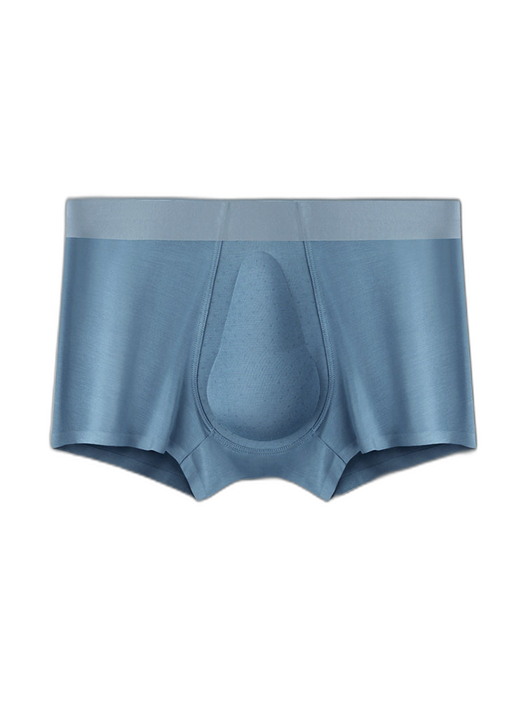 Men's Seamless Trunks with Organic Latex Support Cup