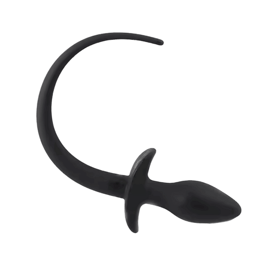 RUFF GEAR Silicone Pup Tail Deep Black