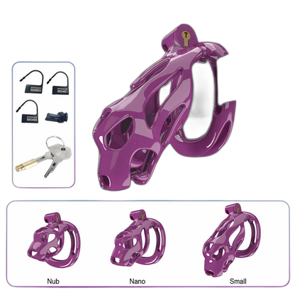 Guard Dog - Male Chastity Cage with Belt