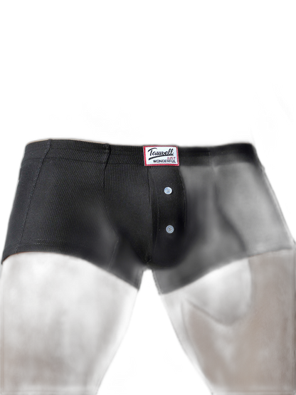 2 Pack Men's Soft Solid Color Simple Comfortable Breathable Trunks