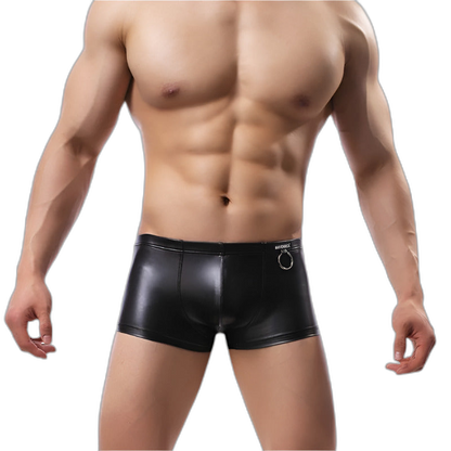 Leather Boxer Briefs