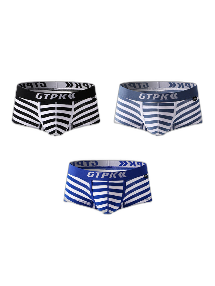 3 Pack Men’s Sexy Breathable Fitness Trunks