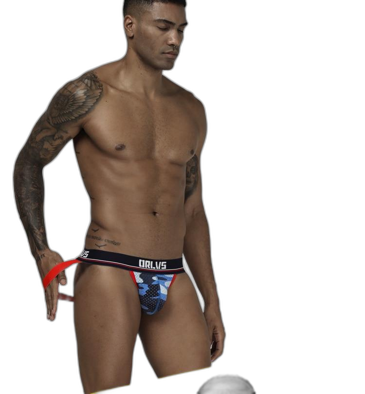 ORLVS Camouflage Mesh Jockstrap (3 Pack)