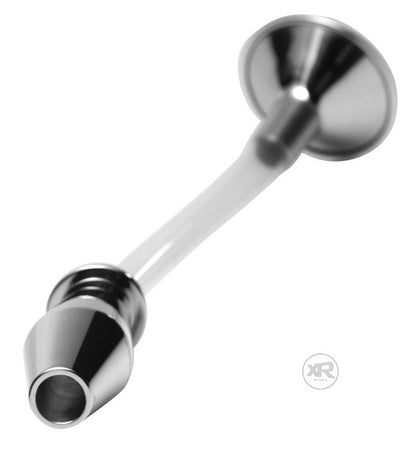 Stainless Steel Ass Funnel with Hollow Anal Plug