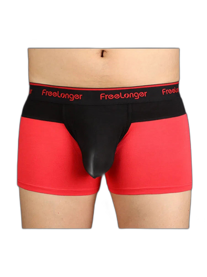 FreeLonger Men's Big Pouch Microfiber Breathable Trunks