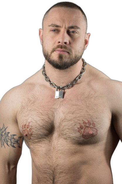 ruff GEAR Pitbull Chain 5mm with 30mm Master Lock