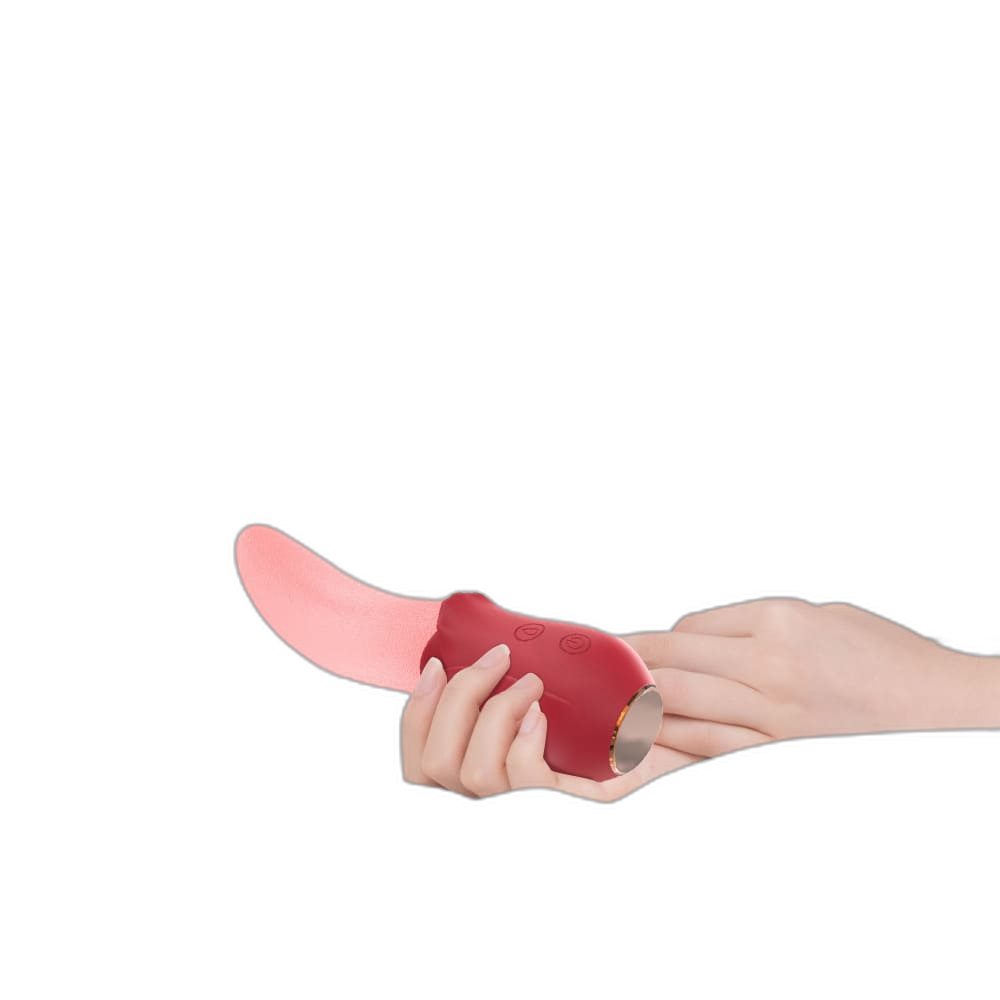 Ruby - Realistic Tongue Licking Vibrator - Clitoral & Nipple Stimulator