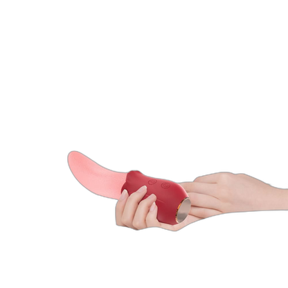 Ruby - Realistic Tongue Licking Vibrator - Clitoral & Nipple Stimulator
